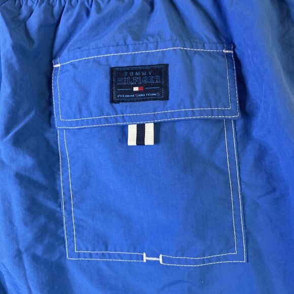 Vintage Tommy Hilfiger Bathing Suit Swim shorts Trunks XXL EUC Swim Swimming - Picture 4 of 10